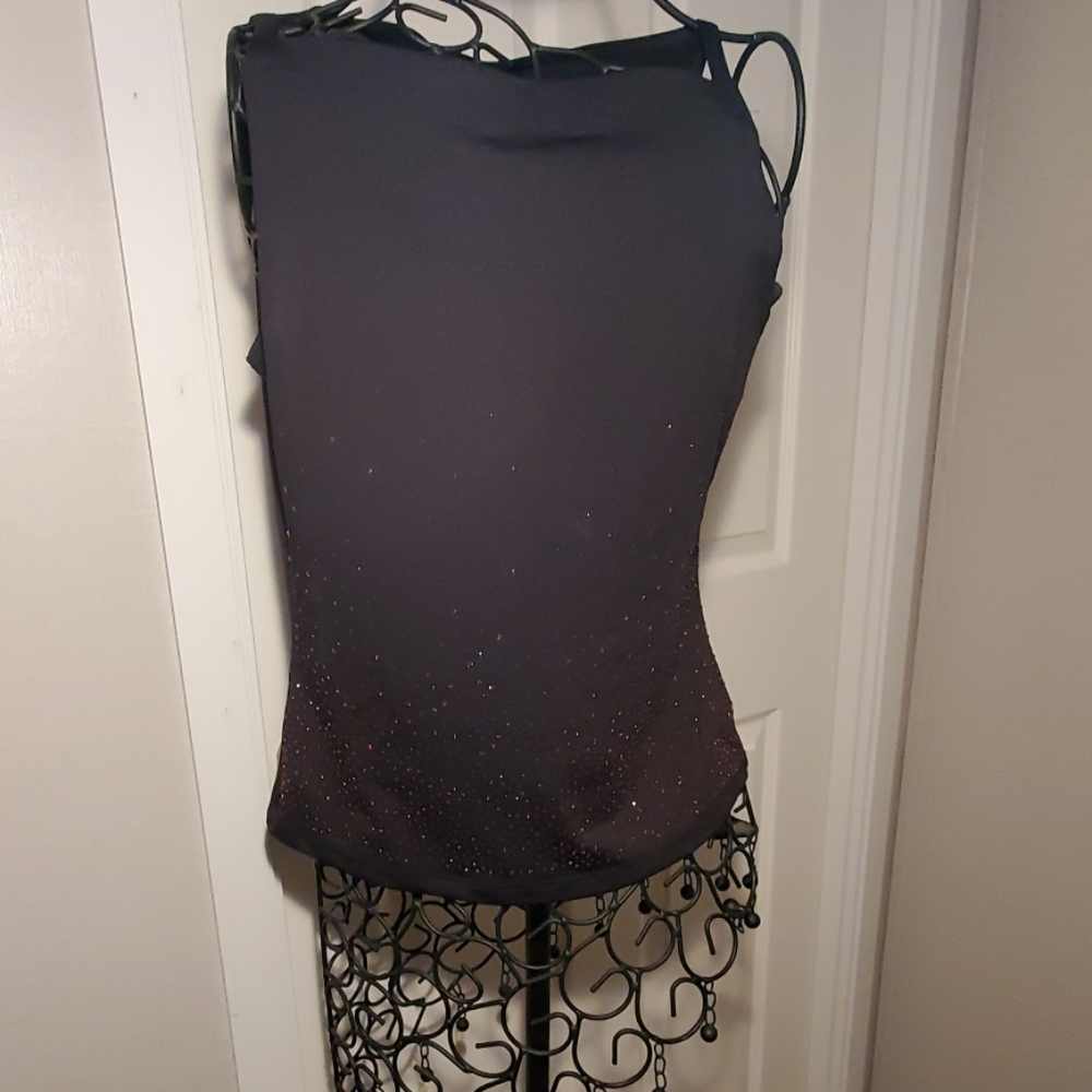 Black tank top